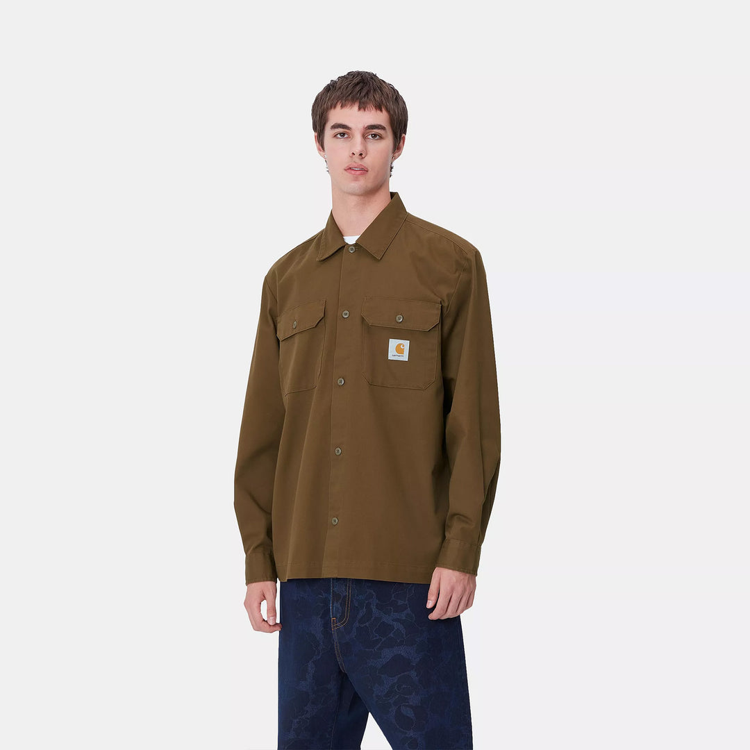 Carhartt WIP L/S Craft Shirt - Chocolate