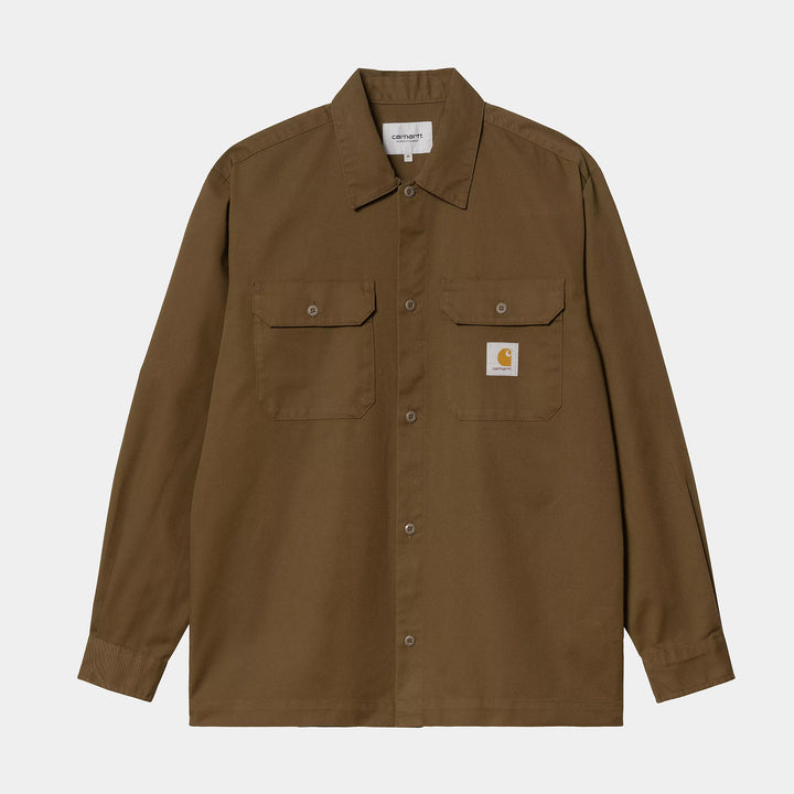 Carhartt WIP L/S Craft Shirt - Chocolate