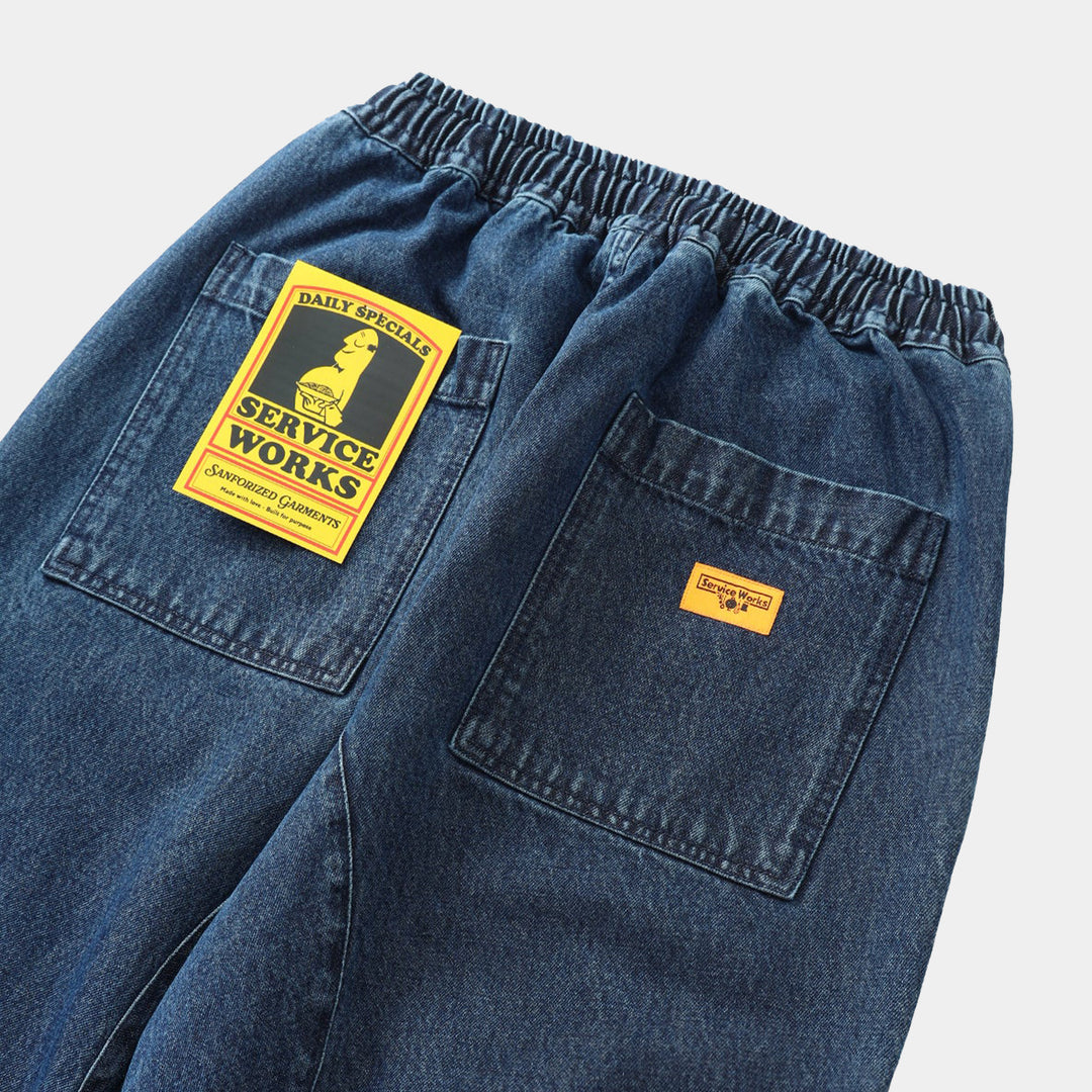 Service Works Denim Chef Pants - Indigo