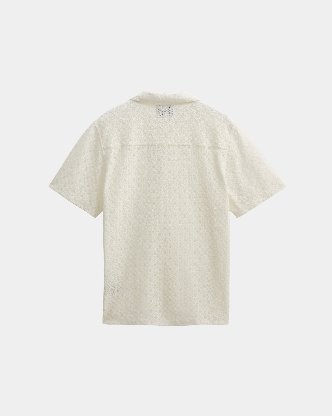 Wax London Didcot Corded Lace Shirt - White