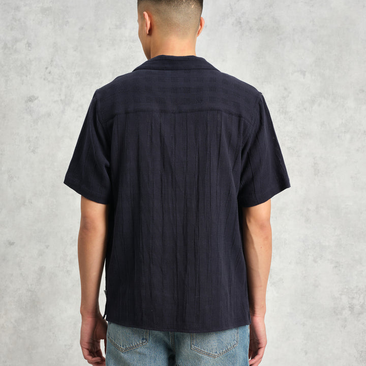 Wax London Didcot Shirt - Navy