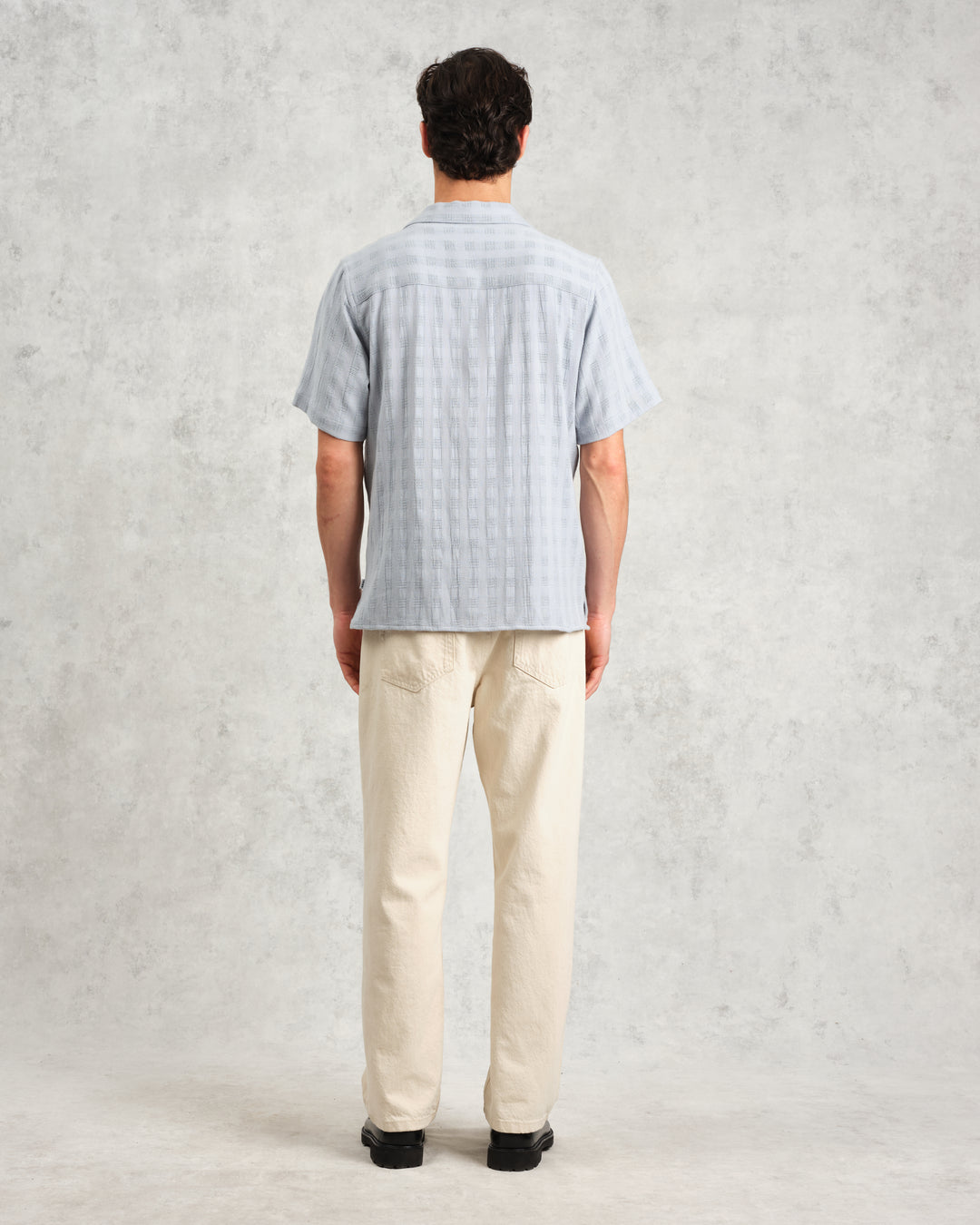 Wax London Didcot Shirt - Pale Blue