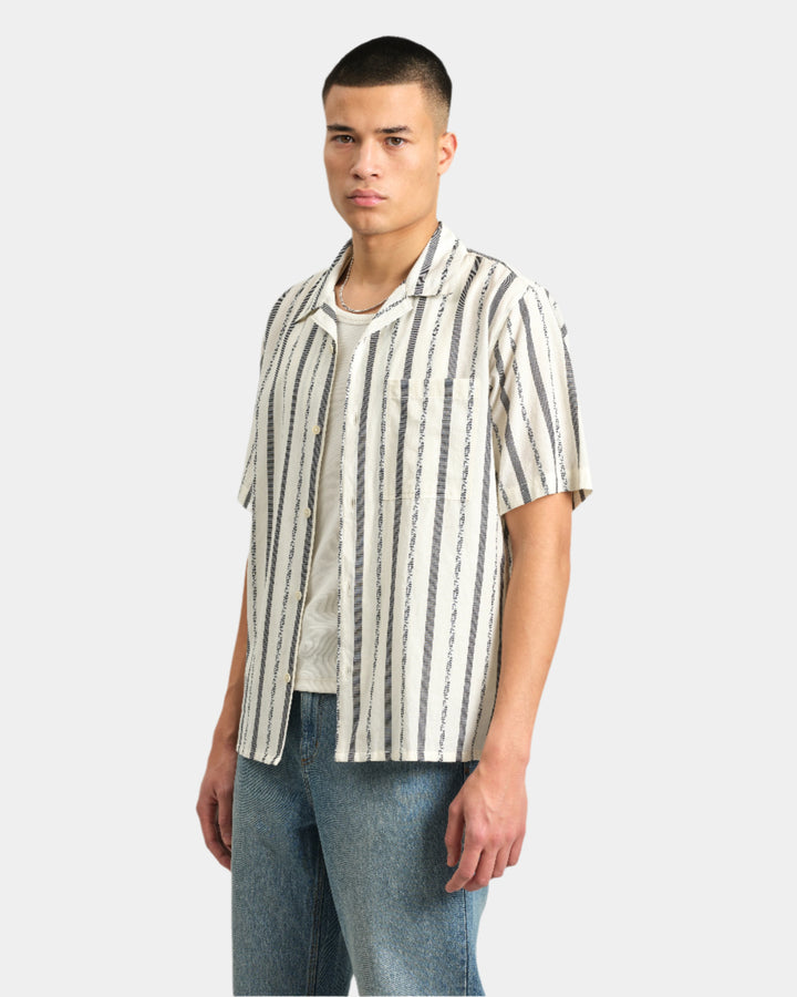 Wax London Didcot Pocket Shirt - Ecru