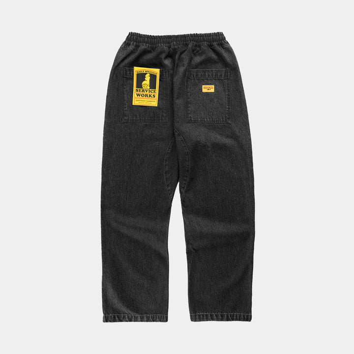 Service Works Denim Chef Pants - Black