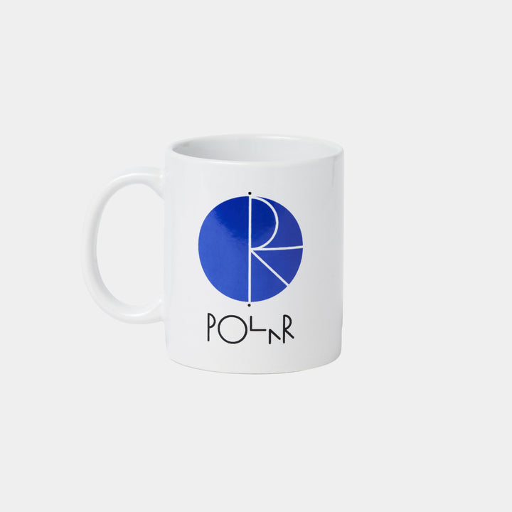Polar Skate Co. Fill Logo Mug - White/Blue/Black
