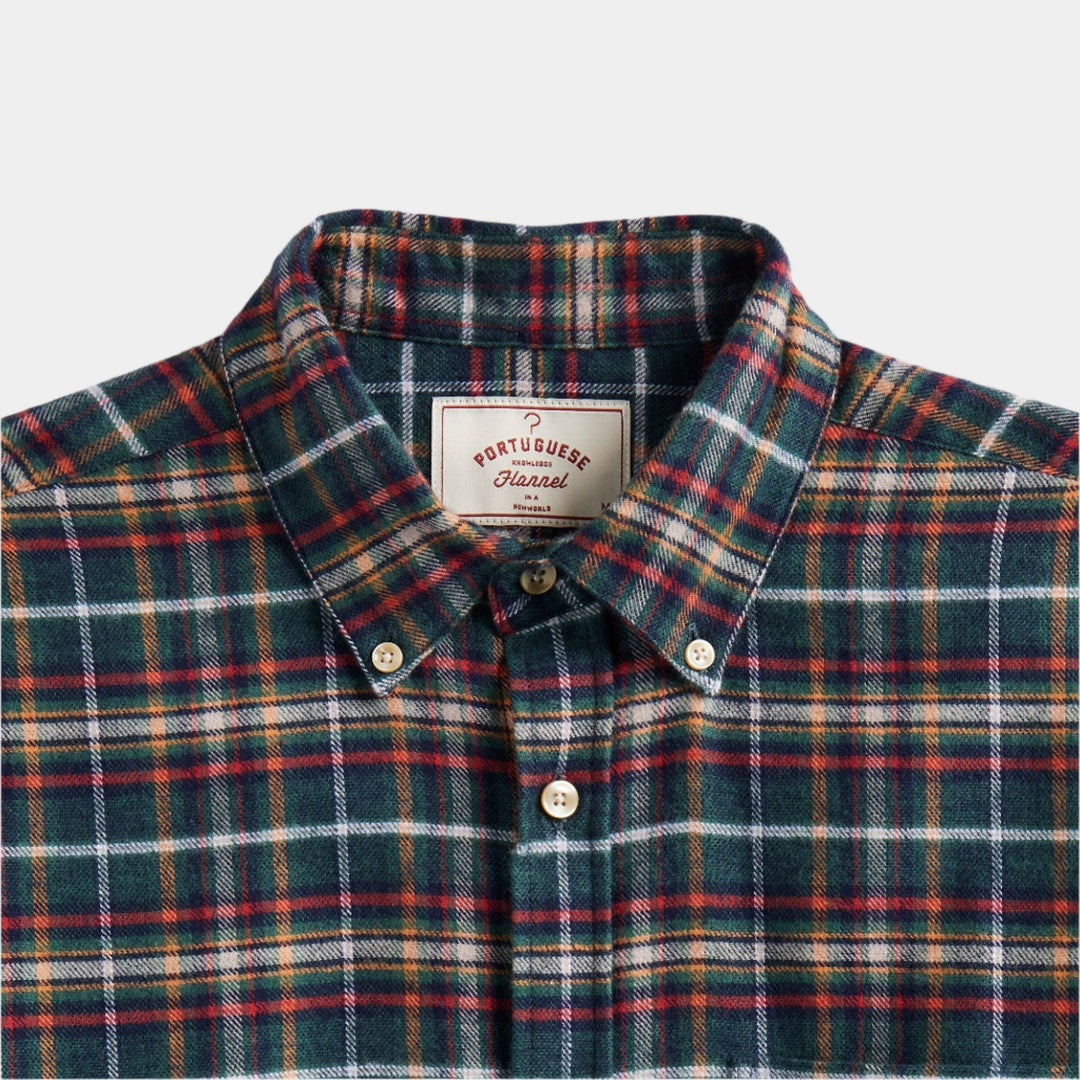 Portuguese Flannel Forest Train Shirt