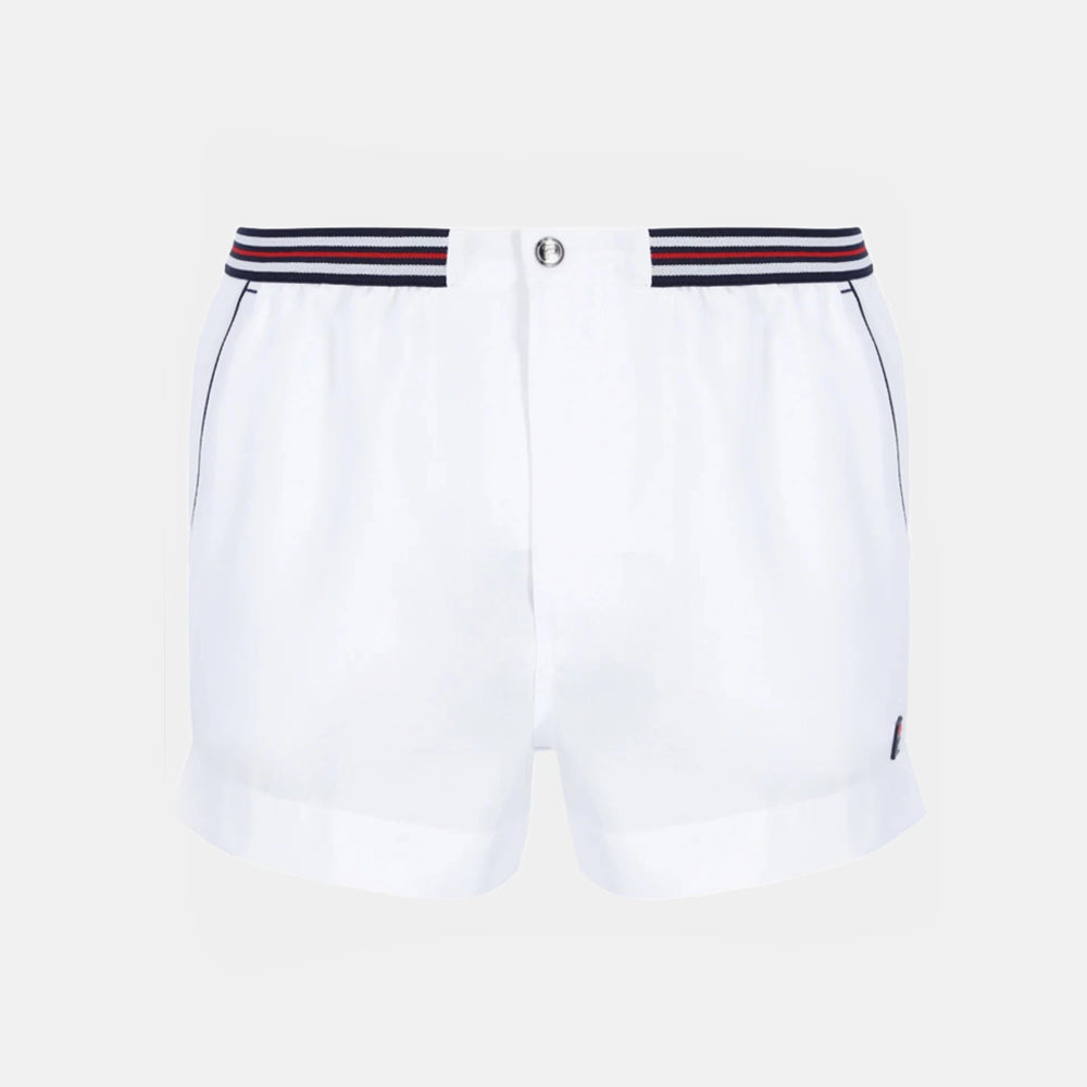 Fila Hightide 4 Terry Pocket Shorts - White/Fila Navy