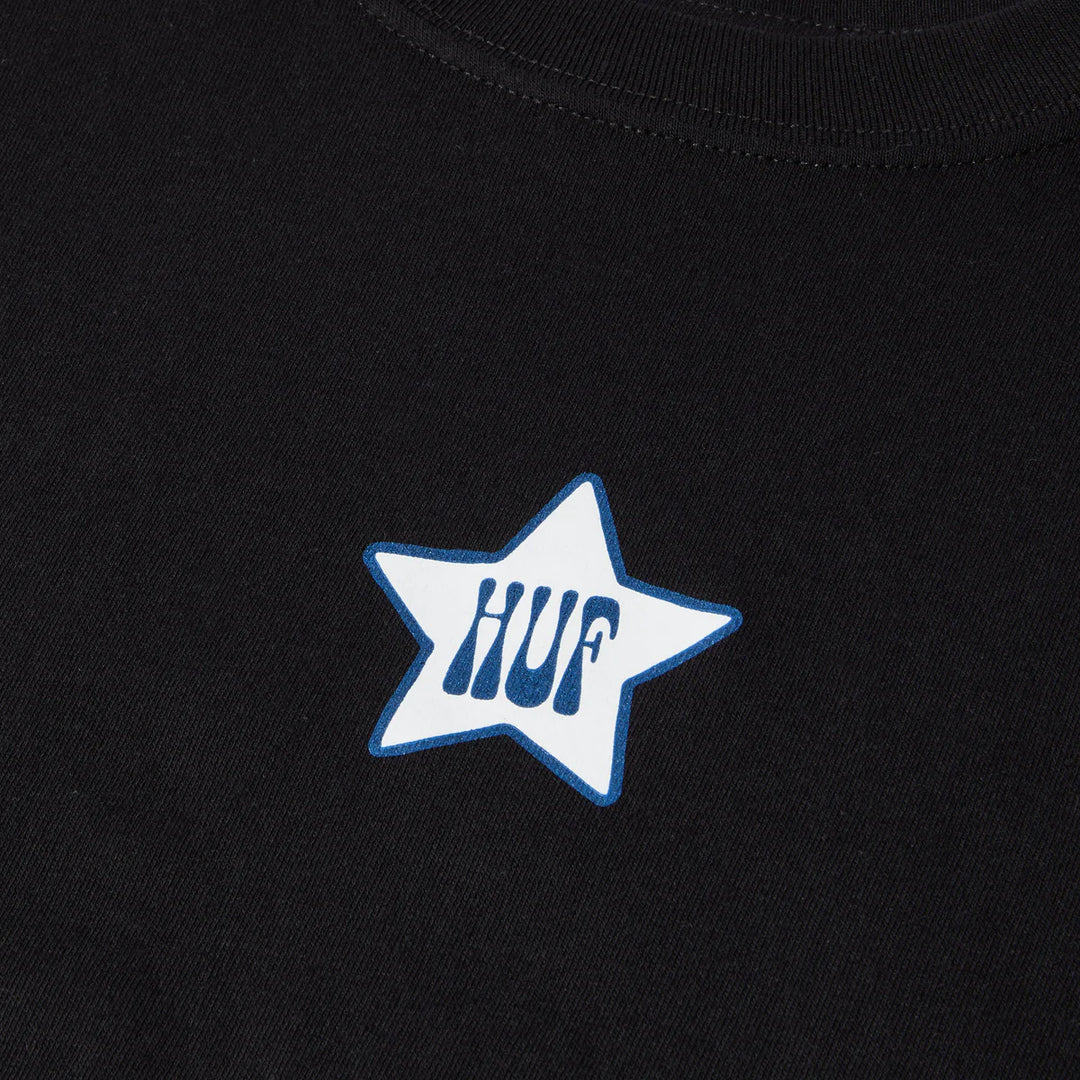 HUF H Stardust T-Shirt - Black