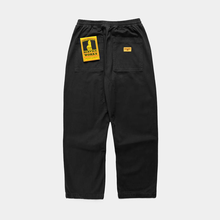 Service Works Herringbone Chef Pant - Black