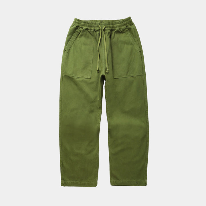 Service Works Herringbone Chef Pant - Pesto