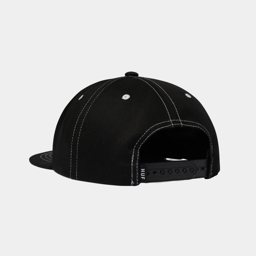 HUF Set Triple Triangle Snapback - Black/White