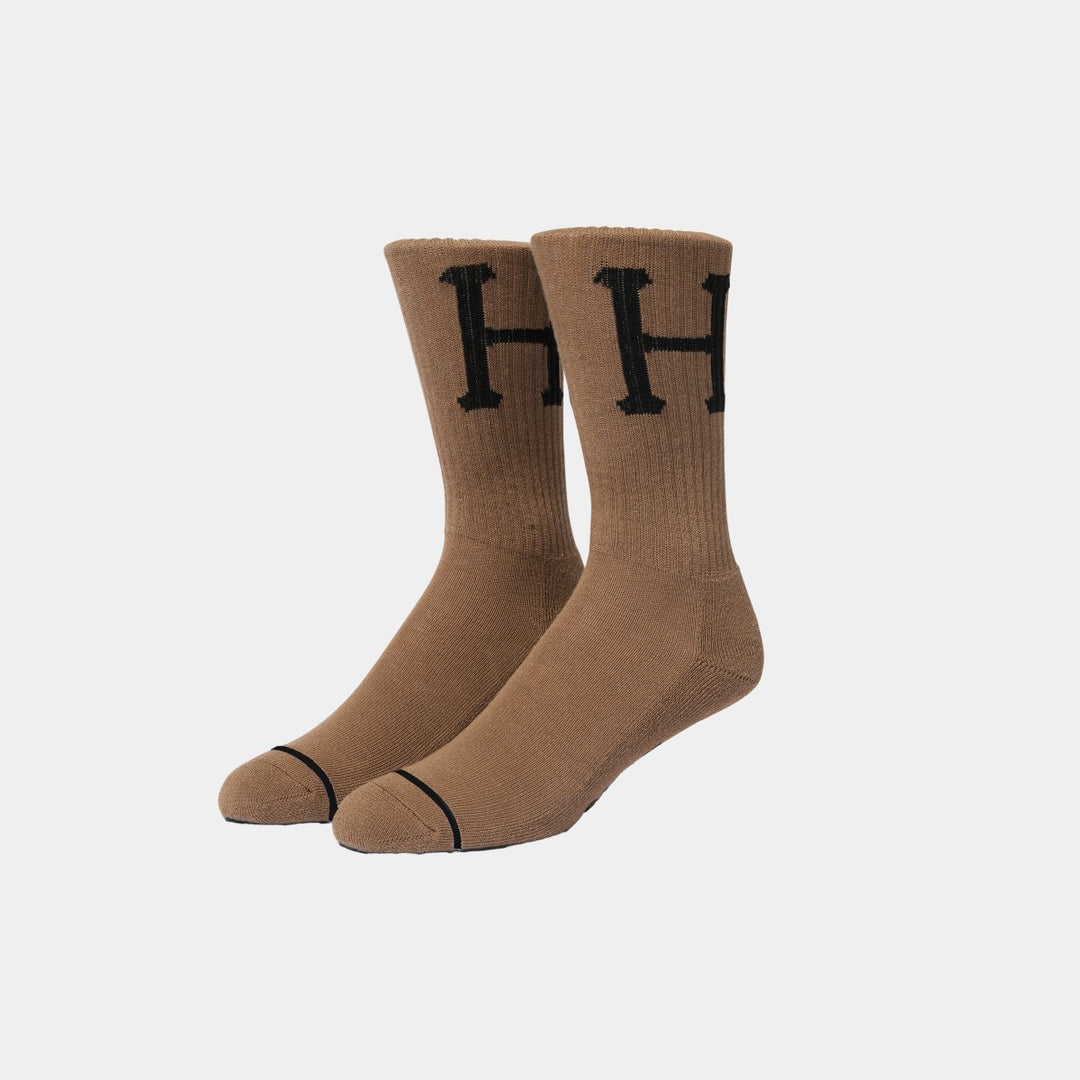 HUF Variety 3 Pack Socks - Cream/Olive/Brown