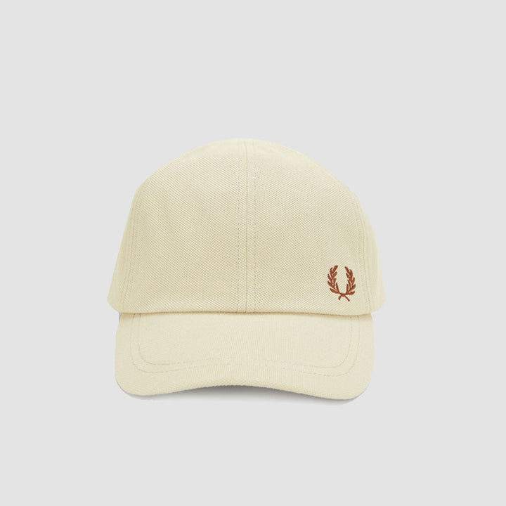 Fred Perry Pique Classic Cap - Oatmeal/Whisky Brown