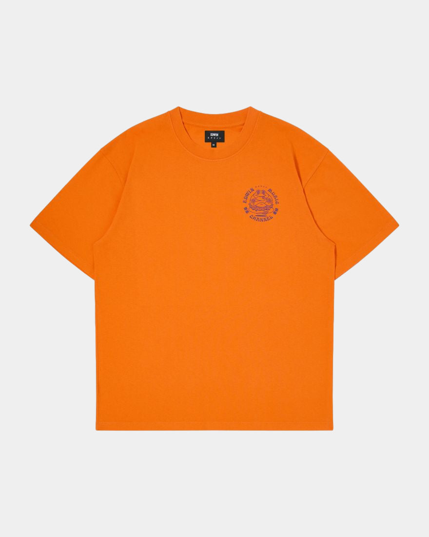 Edwin Music Channel T-Shirt - Orange