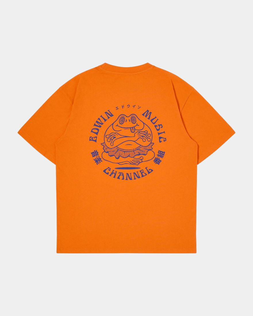 Edwin Music Channel T-Shirt - Orange