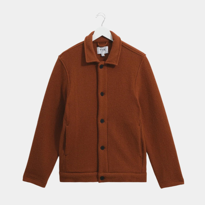 Wax London Grant Jacket - Rust