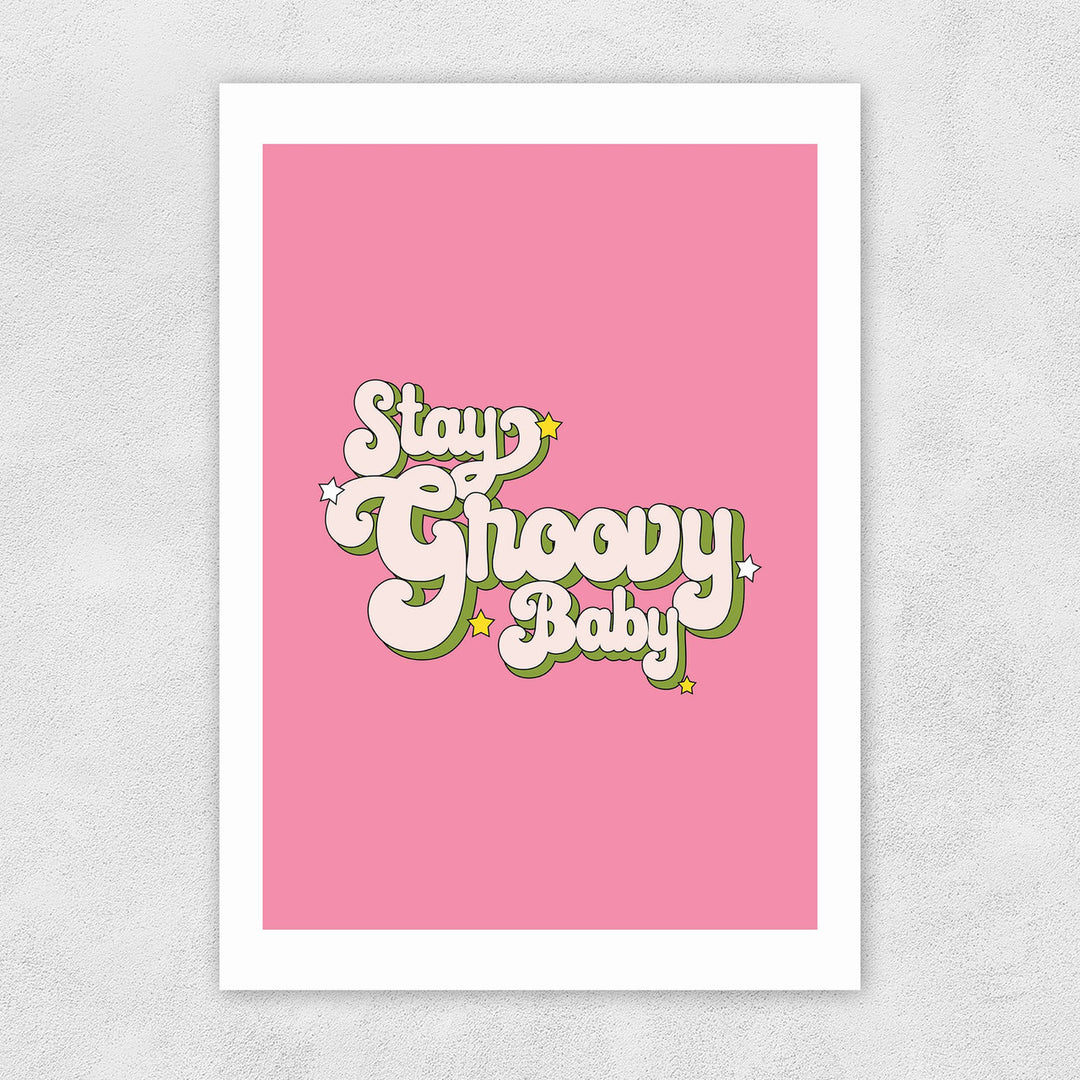 East End Prints Greeting Card - Stay Groovy By Charlie