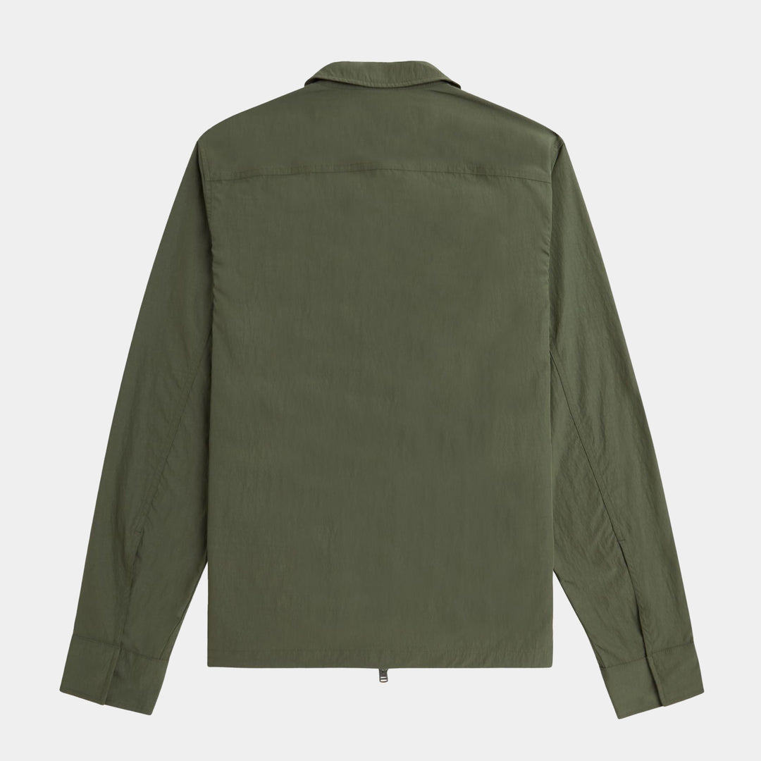 Fred Perry Pocket Overshirt - Laurel Wreath Green