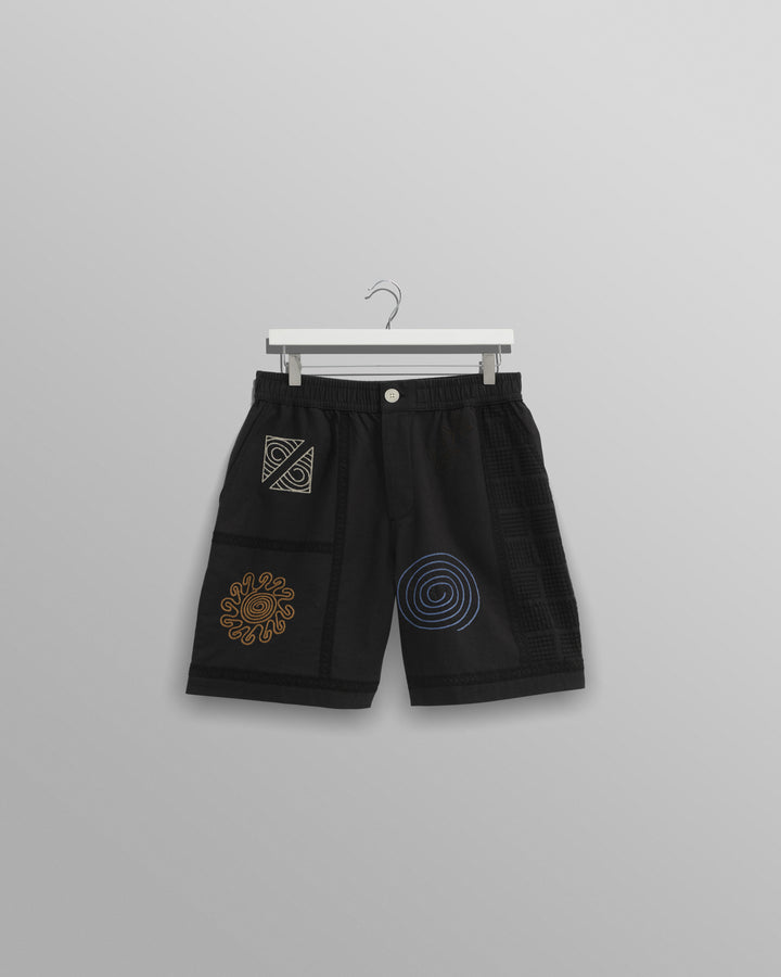 Wax London Kurt Shorts - Navy/Multi