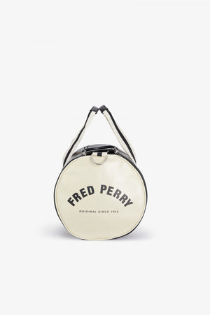 Fred Perry Black Classic Barrel Bag