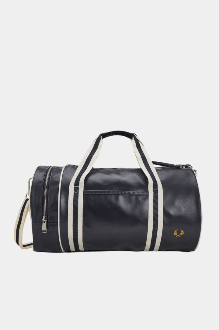 Fred Perry Classic Barrel Bag - Navy/Ecru