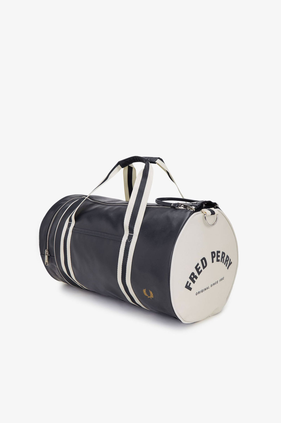 Fred Perry Classic Barrel Bag - Navy/Ecru