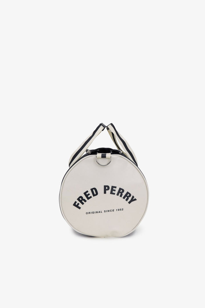 Fred Perry Classic Barrel Bag - Navy/Ecru