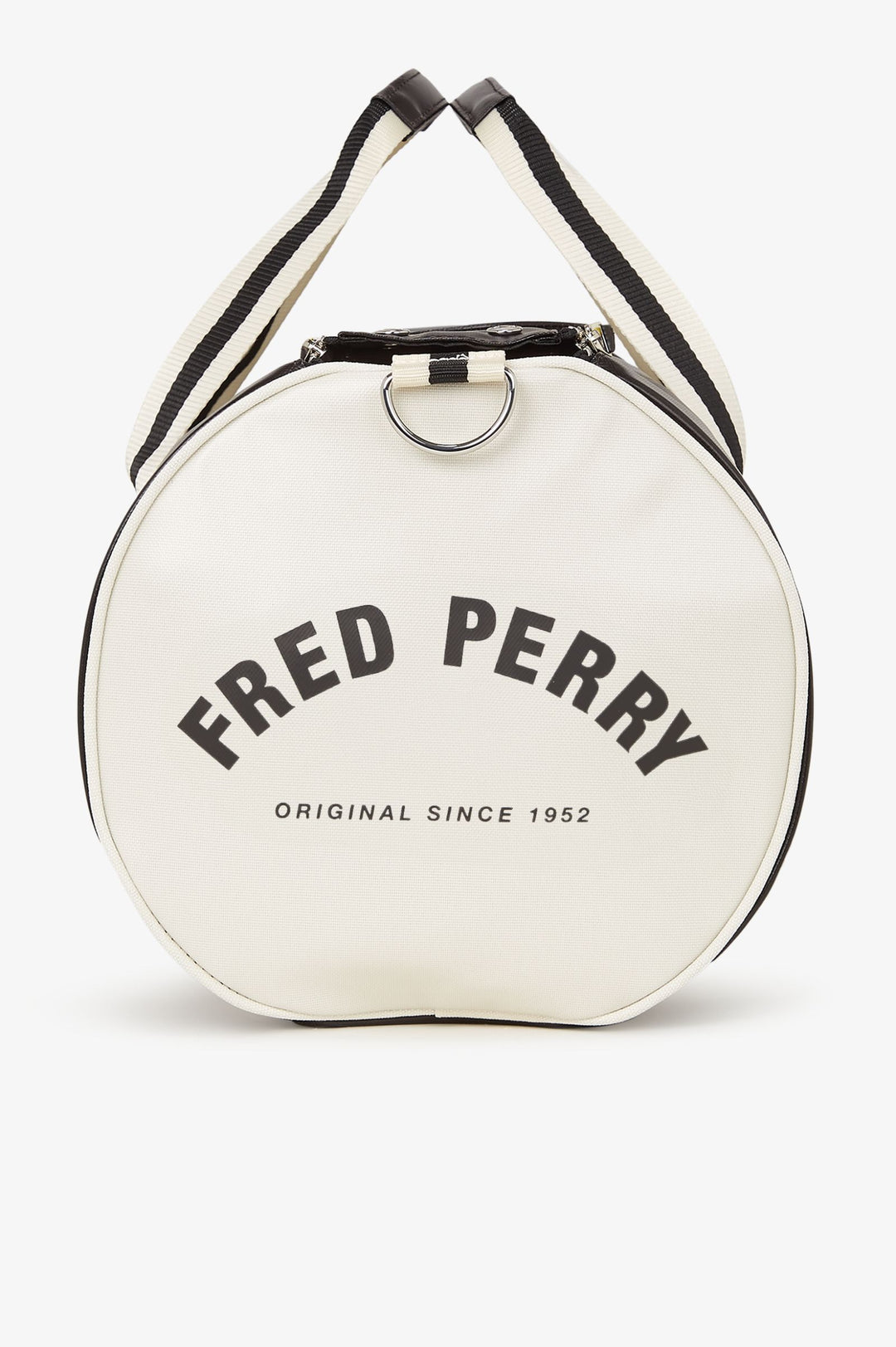 Fred Perry Classic Barrel Bag - Black/Ecru