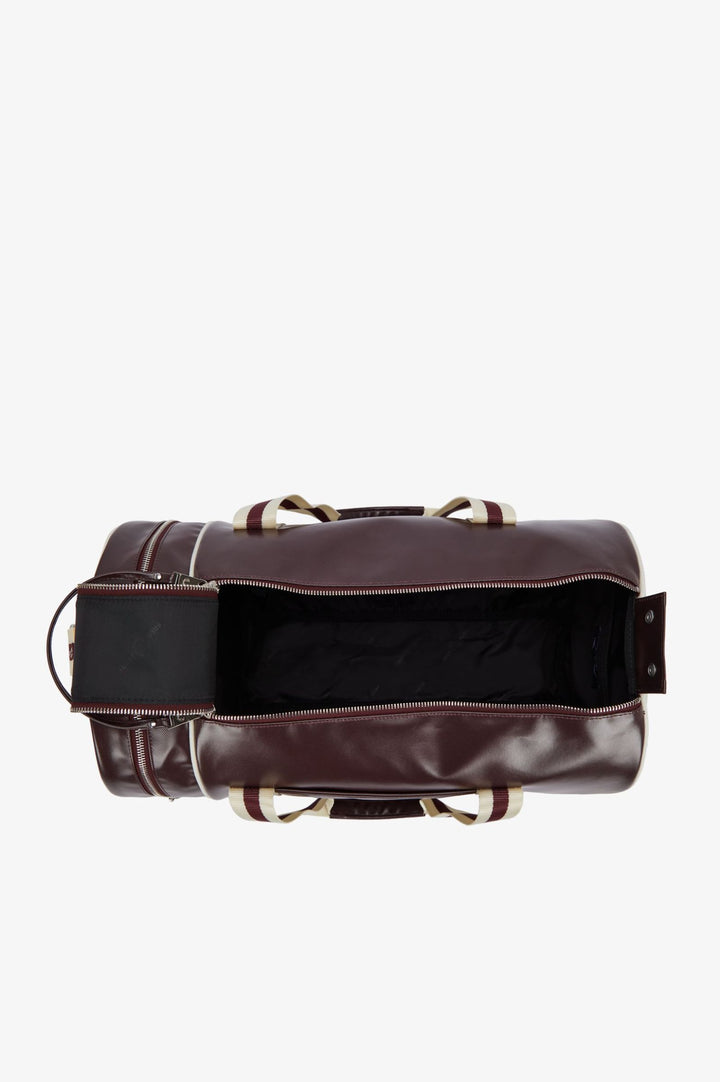 Fred Perry Classic Barrel Bag - Oxblood/Ecru