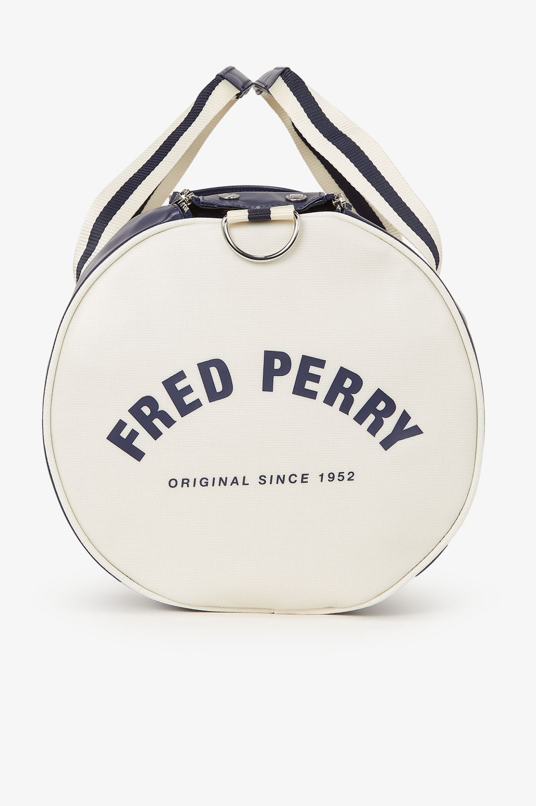 Fred Perry Classic Barrel Bag - Carbon Blue/Ecru