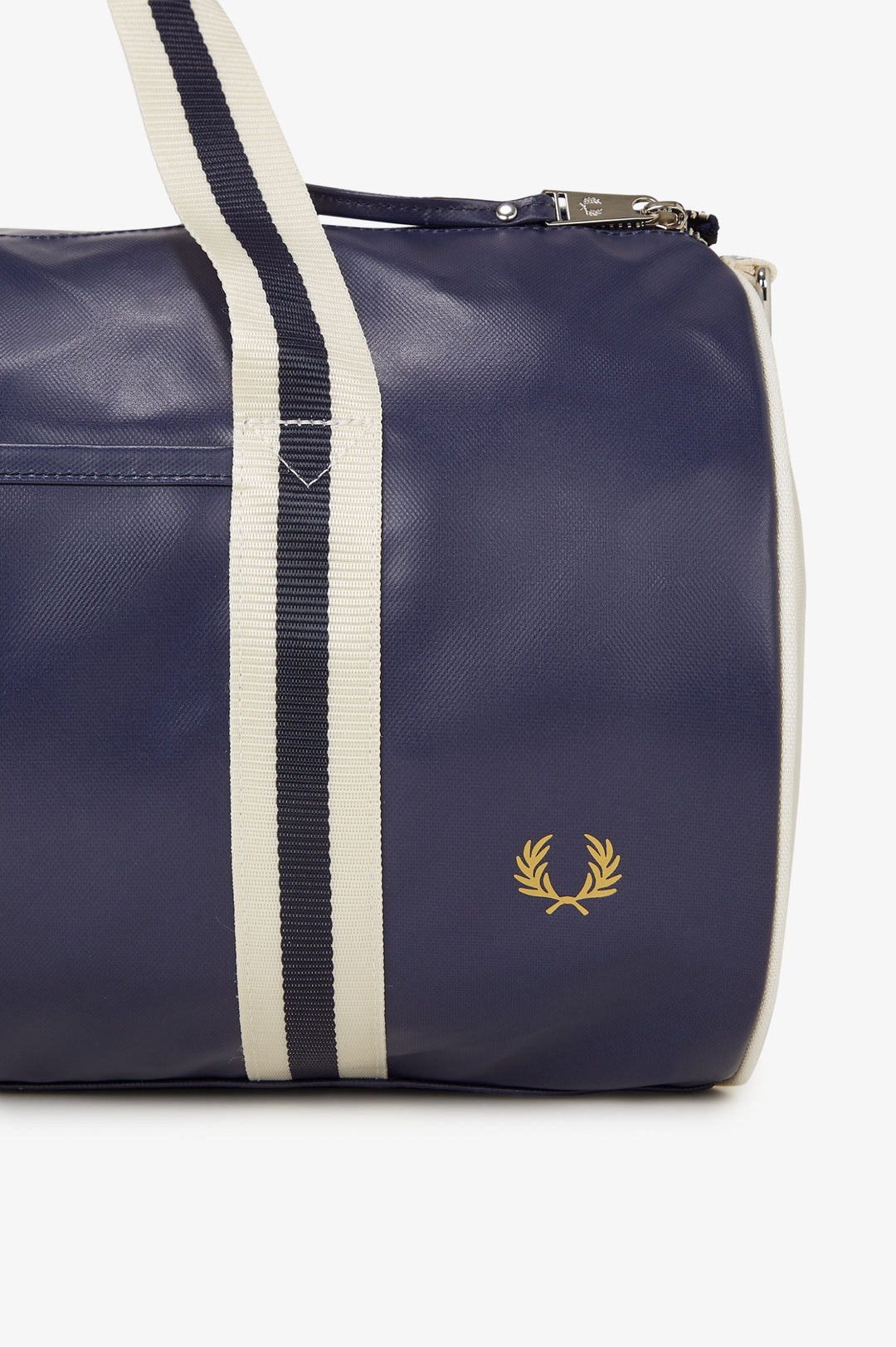 Fred Perry Classic Barrel Bag - Carbon Blue/Ecru