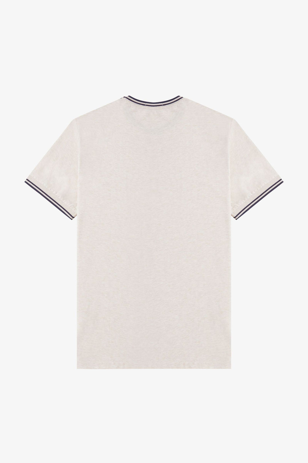 Fred Perry Twin Tipped T-Shirt - Porridge Marl/Anchor Grey