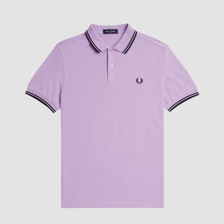 Fred Perry Twin Tipped Polo-Shirt - Ultra Violet/Navy