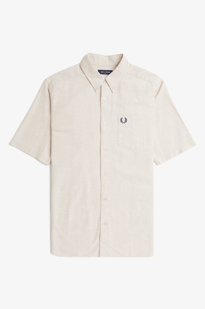 Fred Perry Oxford Shirt - Porridge Marl