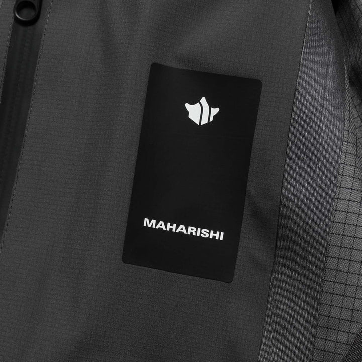 Maharishi Waterproof 3L Asym Storm Parka - Black