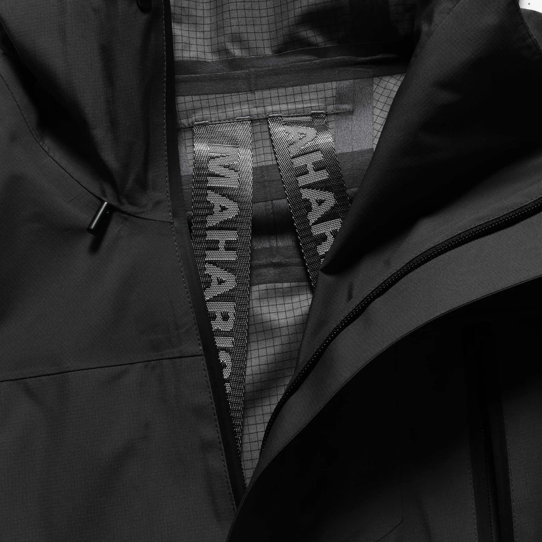 Maharishi Waterproof 3L Asym Storm Parka - Black