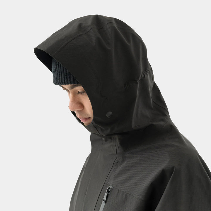 Maharishi Waterproof 3L Asym Storm Parka - Black