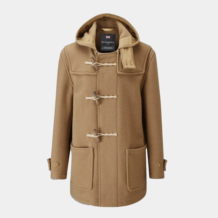 Gloverall Mid Monty Duffle Coat - Camel