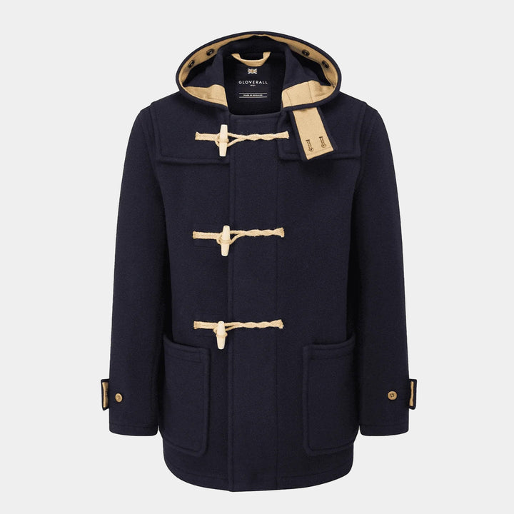 Gloverall Mid Monty Duffle Coat - Navy