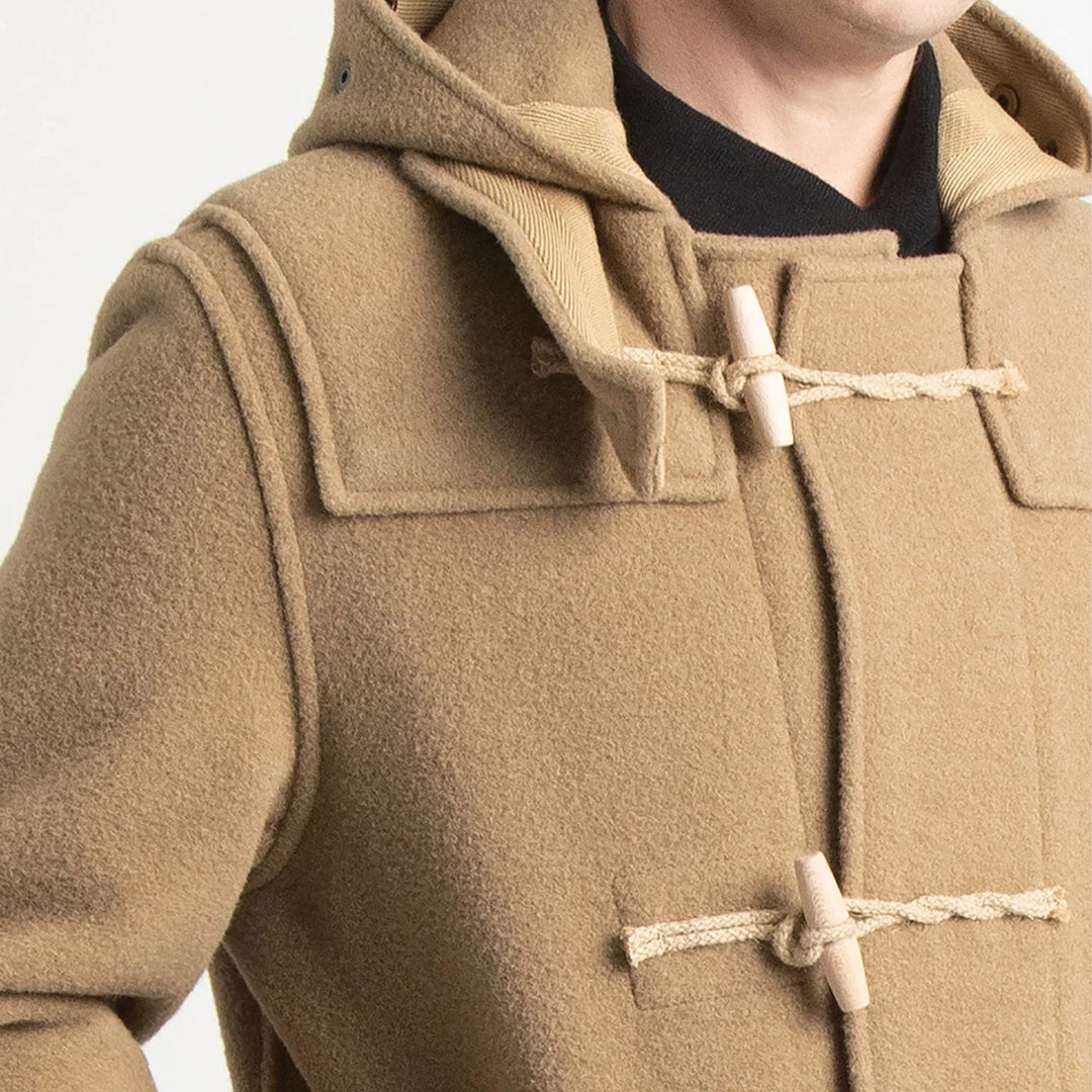 Gloverall Mid Monty Duffle Coat - Camel