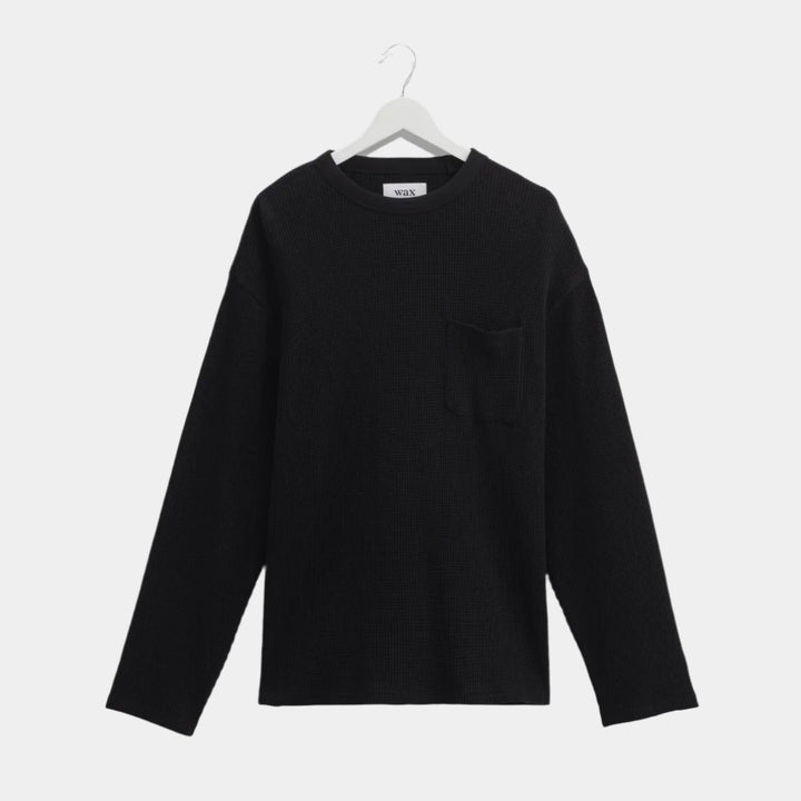 Wax London Moore L/S T-Shirt - Black