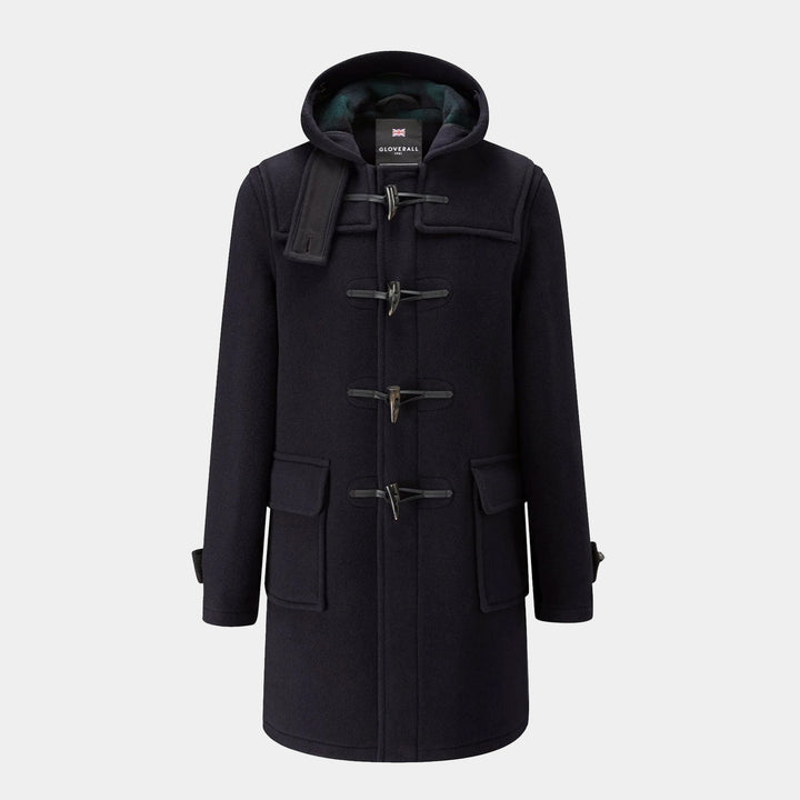 Gloverall Morris Duffle Coat - Navy Blackwatch