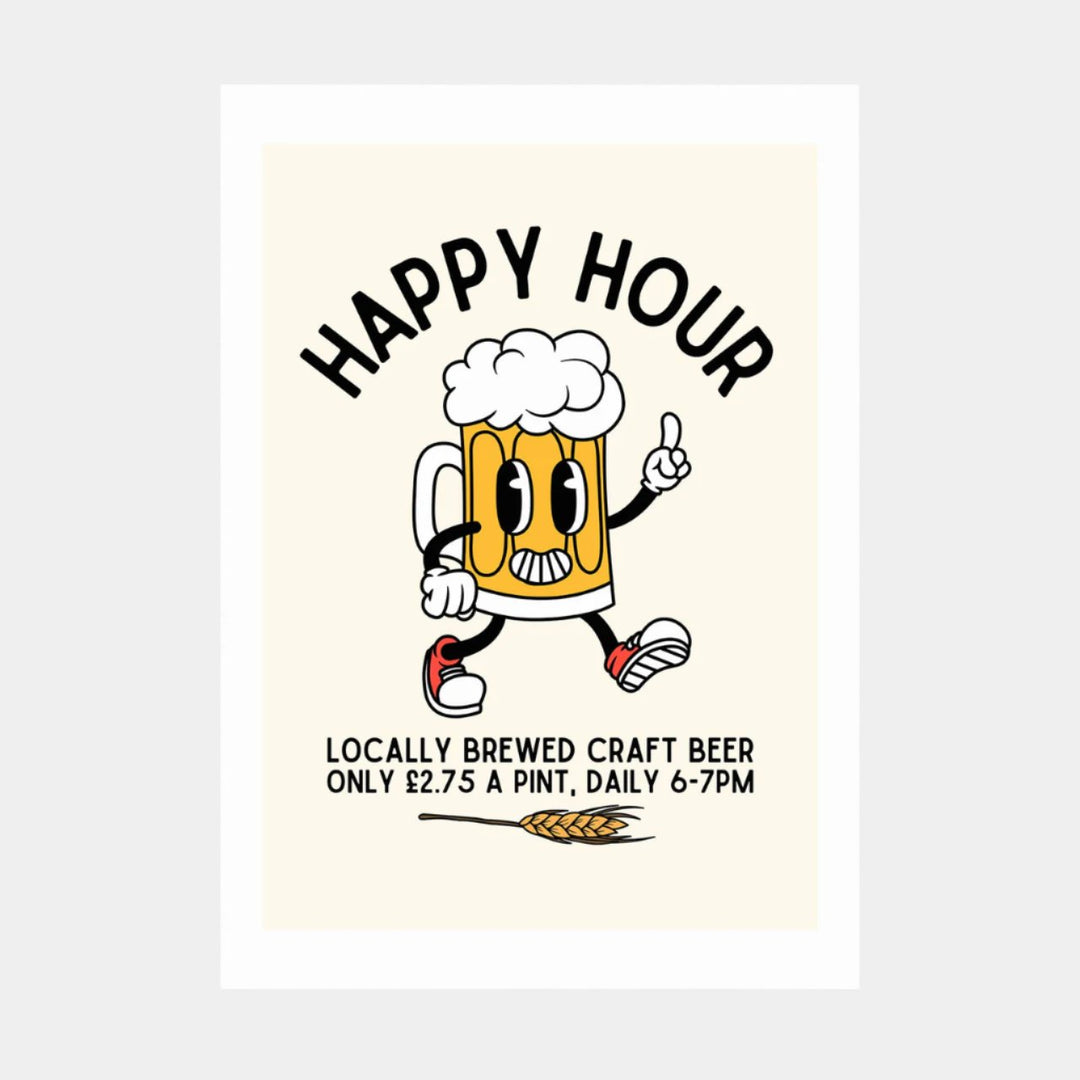 East End Prints Greeting Card - Happy Hour By Mother & Sun Studio