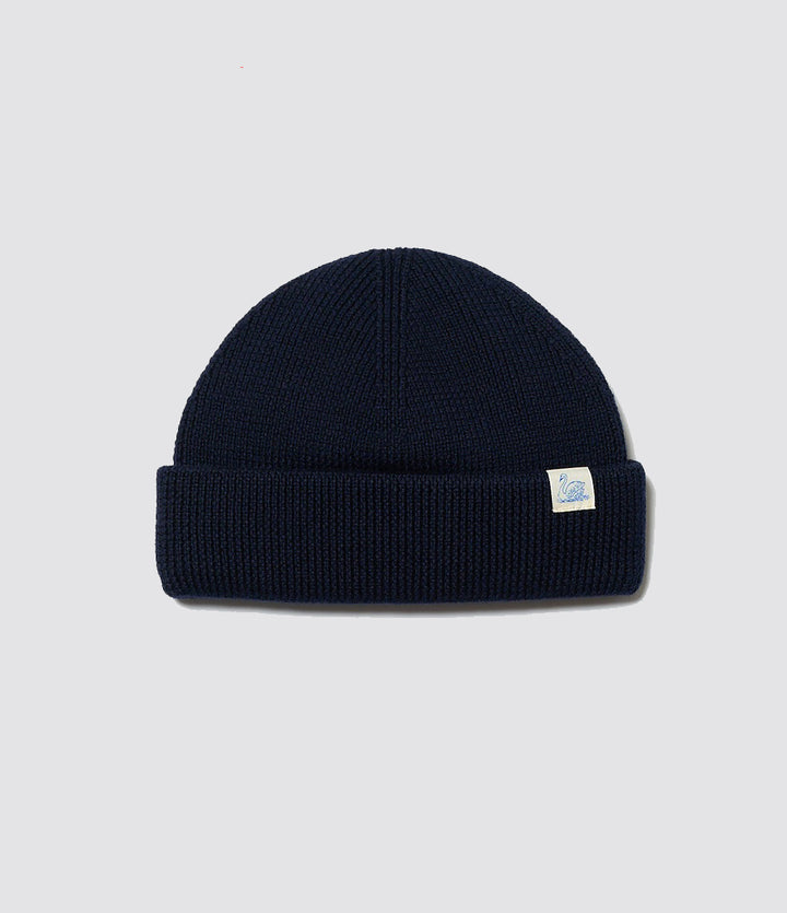 Merz B. Schwanen Merino Watch Cap - Dark Navy