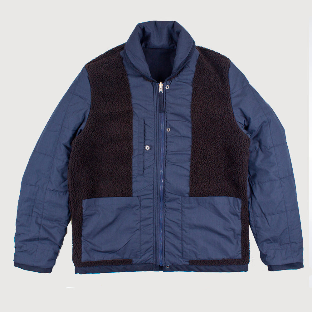 Universal Works Reversible N1 Jacket - Navy/Brown