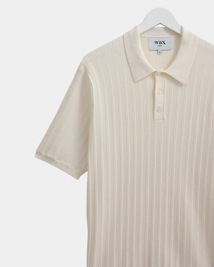 Wax London Naples Polo-Shirt - Ecru