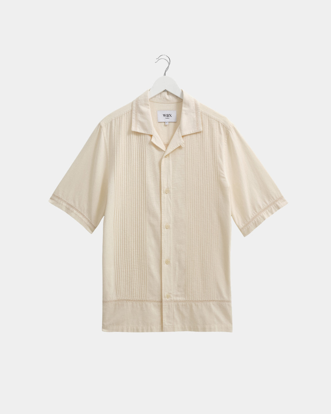 Wax London Newton Pintuck Shirt - White