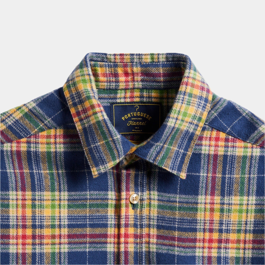 Portuguese Flannel Olissipo Shirt - Blue