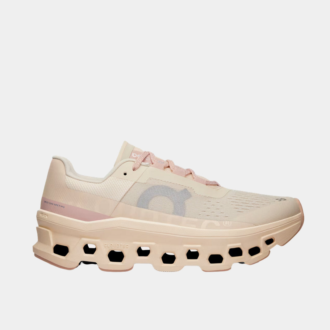 On Running Cloudmonster Women Trainers - Moon/Fawn