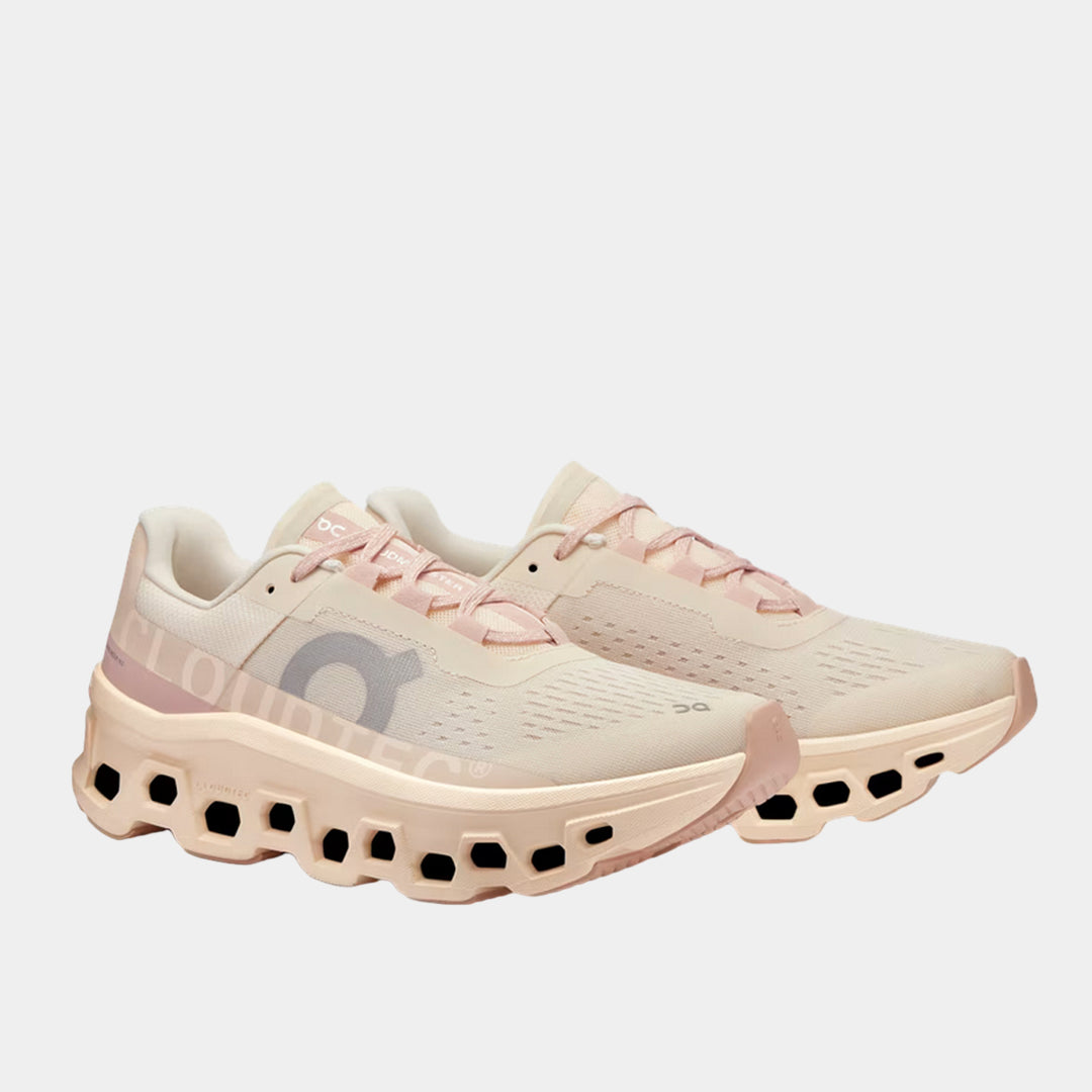 On Running Cloudmonster Women Trainers - Moon/Fawn